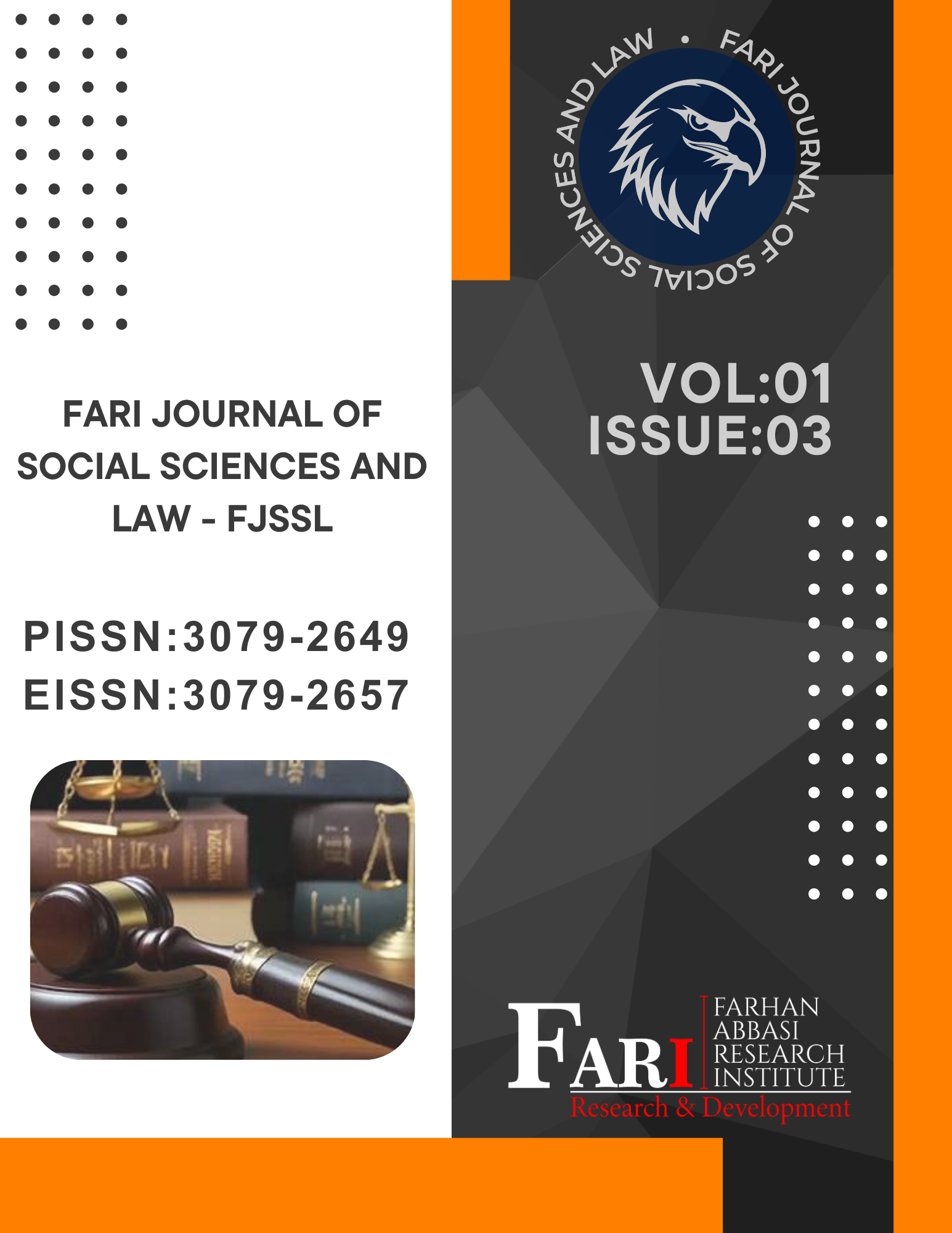 View Vol. 1 No. 03 (2024): Fari Journal of Social Sciences and Law - FJSSL